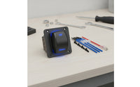 IP68 Waterproof Rocker Switch with Mounting Panel Wired Illuminated Rocker Switch Square Quick Installation for Boaters