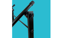 Adjustable X Style Keyboard Stand Heavy Duty Double Tier Keyboard Stand Non-Slip Feet for Studio