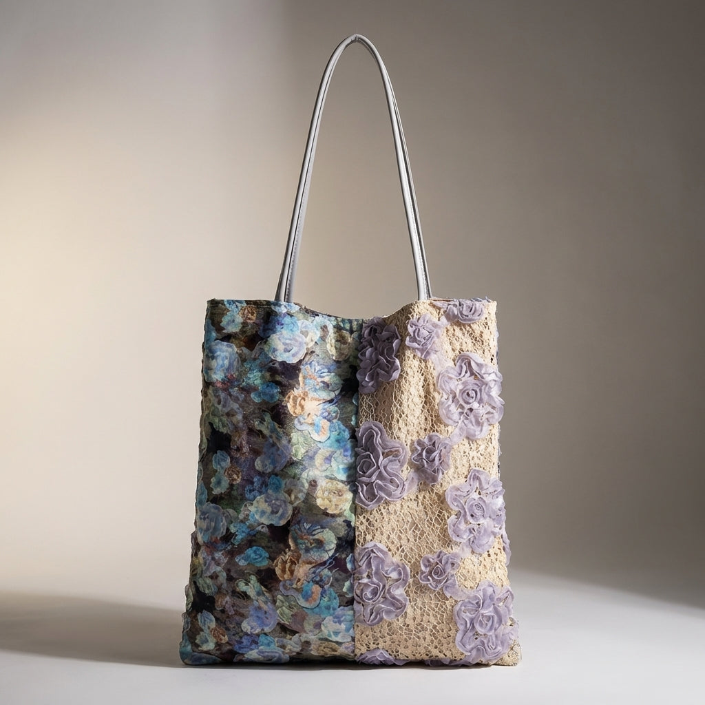 Tote Bag for Women with Soft Velvet Finish, Large Tote Bags for Women with Magnetic Snap, Cute Gift for Her, Extra Large Shopping Laptop Bag