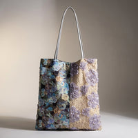 Tote Bag for Women with Soft Velvet Finish, Large Tote Bags for Women with Magnetic Snap, Cute Gift for Her, Extra Large Shopping Laptop Bag