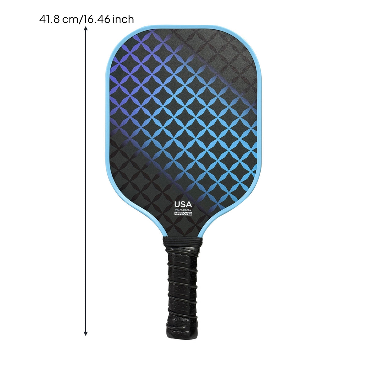 Lightweight Fiberglass Pickleball Paddle Pickleball Paddle with Wrapped Grip Racket for Students, Practice