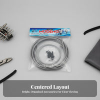 Cycle Brake Wire Set Reduces Drag Derailleur Wire and Housing Set Kink Resistant High Toughness for Cyclists, Workshop