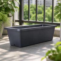 Deep Planter 55cm Rectangular 25L for Home Gardening, Flower Pots, Balcony Vegetable & Flower Cultivation