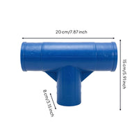 Three-Branch Frame Connector Reliable T-Joint Long for Above-Ground Pools