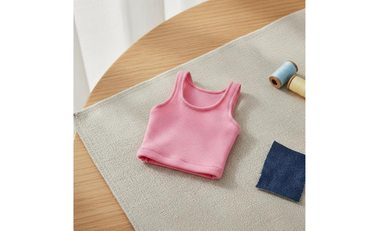 1/6 Scale Tank Top Multiple Colors Available 1/6 Scale Vest Soft Cloth Material Female Figure Vest for Hobbyists