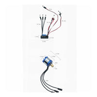 Brushless Motor with 2two to Three S Brushless Motor with Speed Controller 6V 2A BEC Power System for Rock Crawling