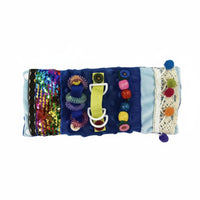 Soft and Skin-Friendly Alzheimer's Sensory Sleeve Stress Relief Fidget Cuff Engaging Activities Tactile Activity Muff for Seniors, Autistic Individuals, Memory Care