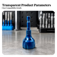 Blue Deburring Chamfer Tool Easy to Use Fluted Chamfer Cutter