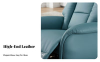 Modern Minimalist Design Electric Recliner Power Recline Powered Armchair with Footrest Space-Saving Living Room Furniture singlepress Control for Movie Lovers, Homeowners, Seniors, Small Spaces, Bedroom, perusing alcove
