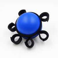 Grip Ball with Finger Straps Moderate-Resistance Five-Finger Grip Ball Hand Gripper Elastic Exerciser Flexible for Rehab