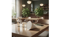 250 Pieces Food Grade Cone Paper Cup Leak-Proof Paper Cone Cups Biodegradable Water Cooler Cup Odorless for Airport