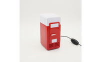 USB Mini Fridge Compact Mini USB Fridge Plug and Play Refrigerator for Office Workers, Students