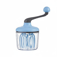 Hand Crank Egg Beater Easy to Clean Manual Rotary Whisk Large Capacity Handheld Cream Frother for Culinary Creators