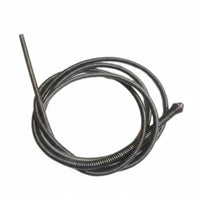 Multi-Purpose Drain Snake Navigates Bends Sewer Dredge Coil Olive Head Design for Toilet, Kitchen Sink