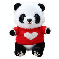 Panda Bear Stuffed Animal Cute Design Panda Stuffed Toy Soft and Cuddly for Children, Little Ones, Playroom, Bedroom