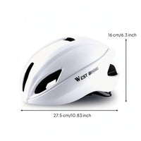 Adjustable Road Bike Helmet Streamlined Helmet with Straps Secure Snug for Outdoor Sports