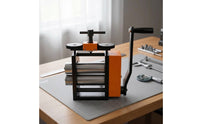Adjustable Jewelry Rolling Mill with Crank Handle Compact Rolling Mill with Crank Handle Long-Lasting Tool Rust-Resistant for Jewelers