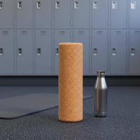 Muscle Relaxation Solid Cork Exercise Roller Sturdy Cork Exercise Roller High-Density Portable for Beginners, Athletes, Home Gym