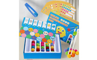 Preschool Color Sorting Toy with Tweezers Educational Tweezer Tongs Color Sorting Kit Colorful Learning Set with Storage Box Counting for Preschoolers