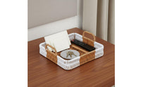 Square Wicker Basket Nordic Style Woven Tray Basket Portable Household Storage