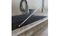 Quick Connect Angled Pressure Washer Extension M22-14 Fitting Gutter Cleaner Attachment Hard-to-Reach Areas Cleaning Tool Accessory Stainless Steel for Driveway