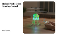 Easy to Operate Hand Sensor Flying Toy Built-in Rotation Stabilizer Induction Hover Aircraft LED Lights for Children, Beginners, Party, Home