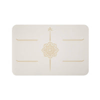 Two-layerLayer Handstand Mat Printed Fitness Mat with Alignment Lines Compact Rectangular for Yogis