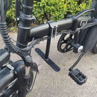 Slim-Design Bike Footrest with Clamp Stable Clamp-on Footrest Lightweight Electric Bicycle Foot Peg Rust-Resistant for Electric Cycle