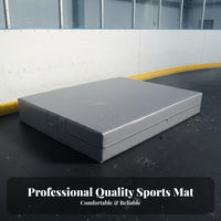 High Jump Landing Mat Waterproof Thick Crash Mat Tear-Resistant PVC Cover Sponge Cushion for Gymnasts, Athletes, Training Center, School, Dojo