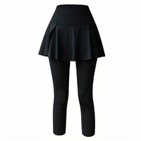 Leggings for Women UK High Waist with Pockets for Gym and Running, Nylon Pants with UPF Sun Protection, No Front Seam