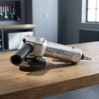 Pneumatics Sander with Side Handle High-Speed Pneumatics Disc Sander Easy to Operate for Surface Finishing, Workshop