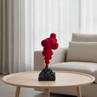Mountain Sculpture Modern Mountain Decor Compact Volcanic Eruption Ornament for Art Collectors, Living Room