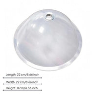 Translucent Hole Saw Dust Cover EVA Overhead Drilling Dust Cover Dome-Shaped Tool Accessory Wide Flange