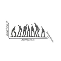 Human Figure Sculpture Stretched Abstract Sculpture Minimalist for TV Cabinet