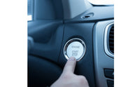 Keyless Go Start-Stop Ignition Button OEM Keyless Push Start Button Direct Replacement Brushed Metal for Car Owners, Dashboard