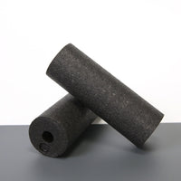 Textured Mini Foam Roller Hollow Handheld Massage Column Black Cylindrical Foam Roller Food Grade Expanded Polypropylene