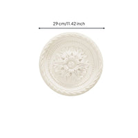 Ceiling Medallion with Raised Detailing Decorative Light Fixture Medallion