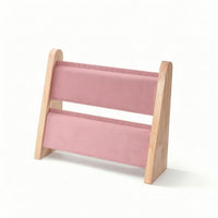 Jewelry Display Stand with Padded Surface Long-Lasting Tabletop Jewelry Holder Wooden Display Rack Simple Organizer Portable