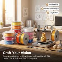 Filament 1kg Random Color Printer 1.75mm Diameter Spool, High Speed for Hobby Prototyping