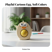Decorative Egg Yolk Stress Toy Sensory Play Popping Egg Press Toy Soft Silicone for Students, Adults, Office