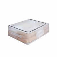slim-line Design Wheeled Underbed Box Space-Saving Household Storage Transparent Lid Organizing Container Large Capacity for Students, Homeowners, Apartment Dwellers, beneath the bed, Bedroom, Dorm Room, Basement