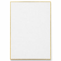 5 Pieces Shikishi Board with Gold Border Cotton Artist Signature Board Blank Art Card White for Artists, Autographs, Sketching