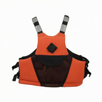 Adjustable Straps Kayak Fishing Vest Buckle Closure Kayak Life Vest Mesh Front Neoprene Life Jacket Sleeveless for Adults, Kayaking