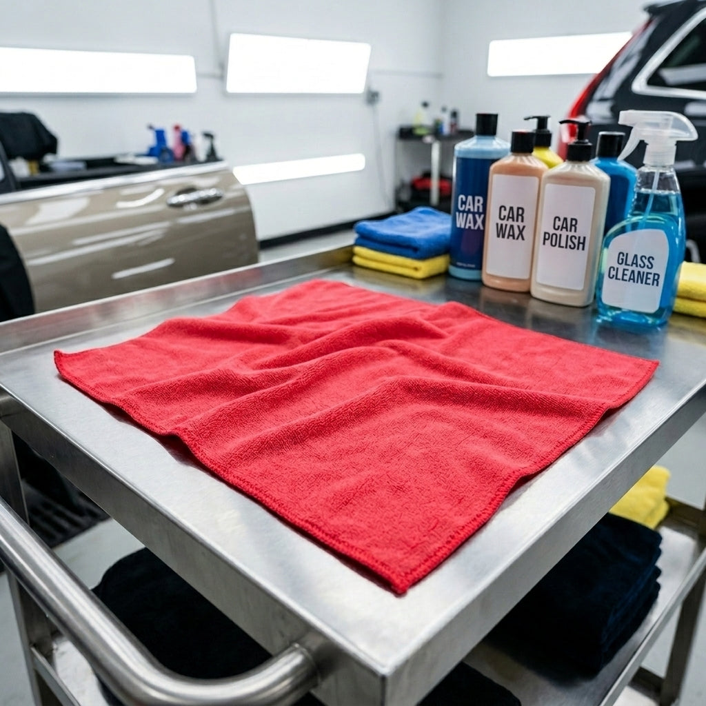 Thickened 32-Ply Microfibre Towel, Absorbent Towel for Car Drying and Washing, Cloth for Window, Floor and General Cleaning