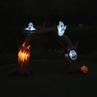 Spooky Inflatable Archway Inflate Inflatable Arch Outdoor Decoration Giant for Halloween Party, Yard, Lawn