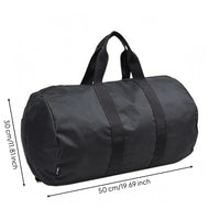 600D Oxford Cloth Cylindrical Drum Bag Shoulder Straps Drum Storage Bag Top Handle Music Gear Zippered Ends