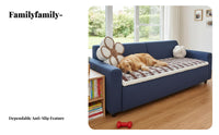 Non-Slip Fluffy Sofa Mat Thickened Fluffy Seat Cover Pet-Friendly Couch Protector Warming for Families, Homeowners, Winter, Living Room