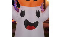 Specters with Pumpkin Head Inflatable Specters with Pumpkin Lighted Decorations for Yard, Lawn