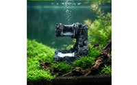 Natural-Looking Mountain Waterfall Aquarium Decoration Safe Aquarium Waterfall Ornament Sturdy Aquatic Tank Rock Formation Sturdy for Aquascape