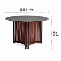 Metal Camping Table, Modern Minimalist, Outdoor Dining Table, Outdoor, Garden Table